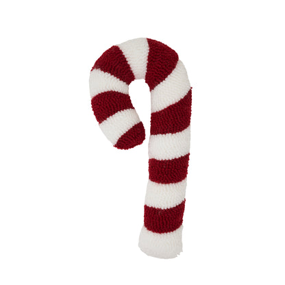 Twisted Candy Cane Filled Decorative Pillow