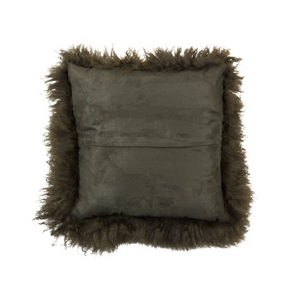 Curly Wool Accent Pillow with Polyester Fill - View 13
