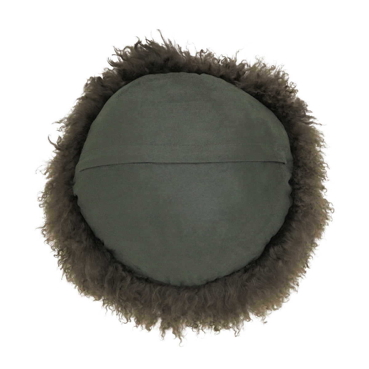 Curly Wool Accent Pillow with Polyester Fill - View 7