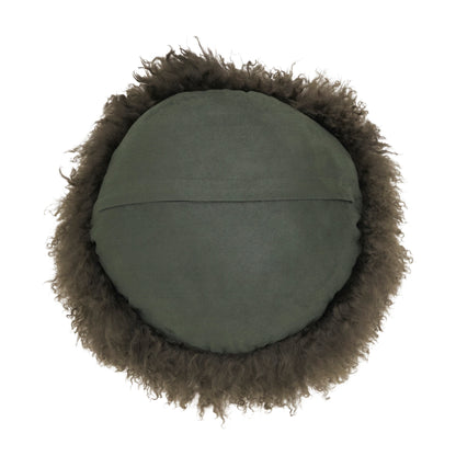 Curly Wool Accent Pillow with Polyester Fill - View 7