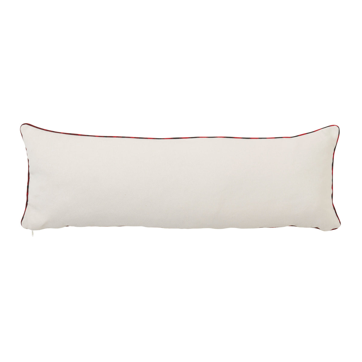 Snowman and Christmas Tree Filled Lumbar Pillow - View 3
