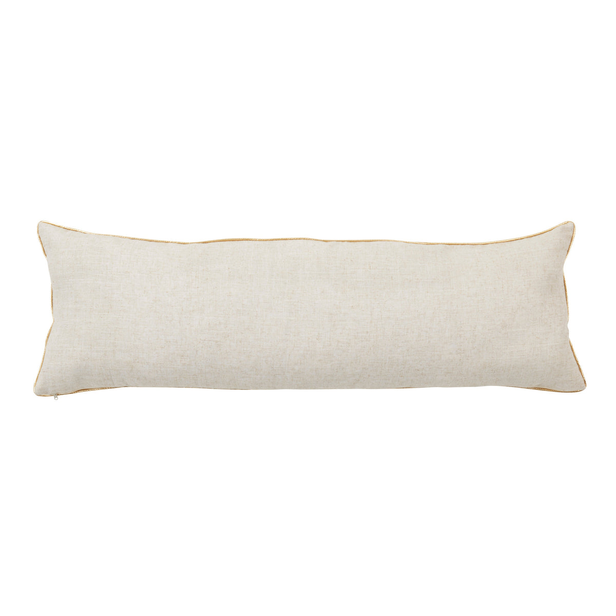 Embroidered Snowflake Filled Lumbar Pillow - View 2