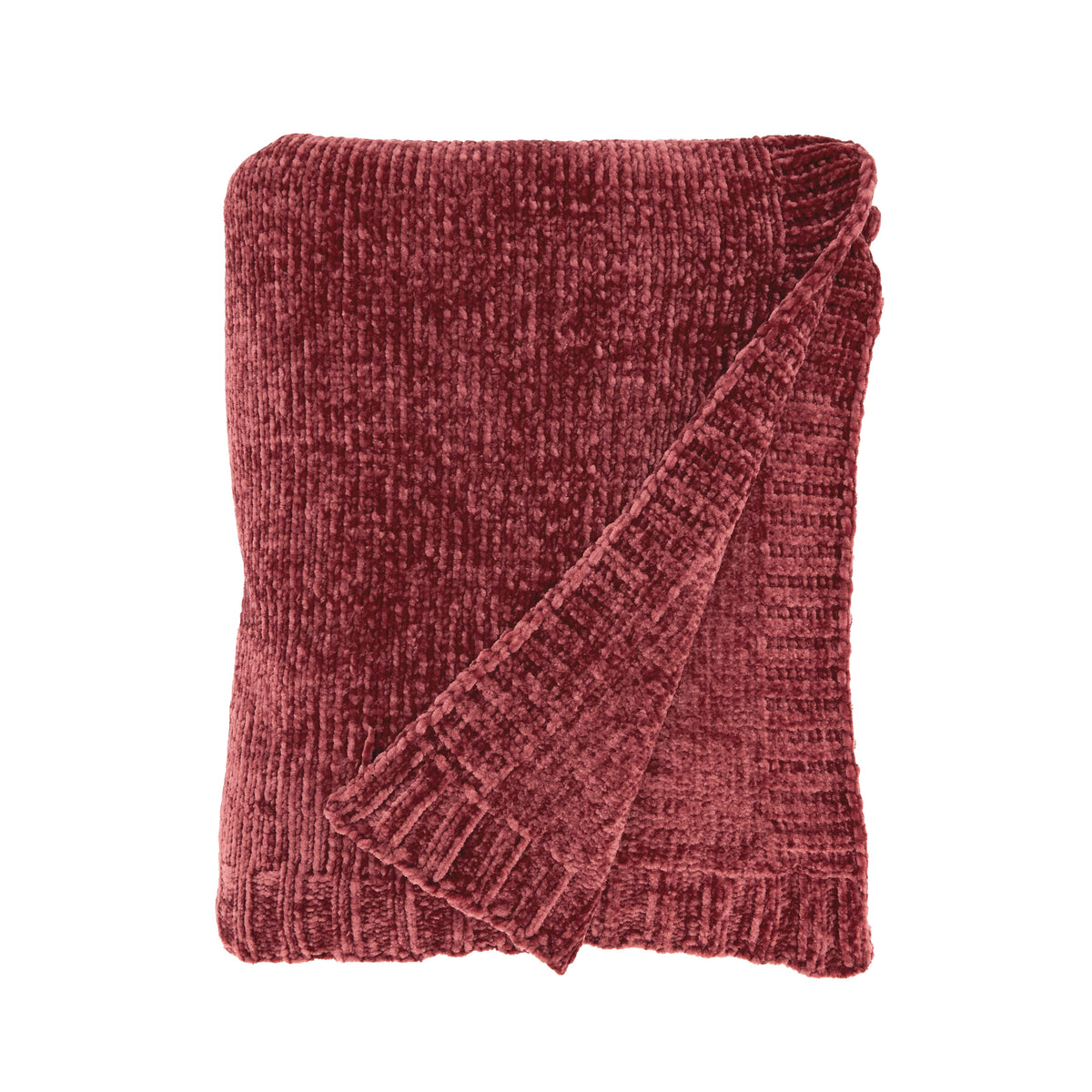 Chenille Knit Decorative Throw Blanket - View 3