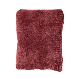 Chenille Knit Decorative Throw Blanket
