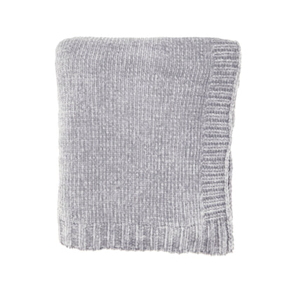 Chenille Knit Decorative Throw Blanket