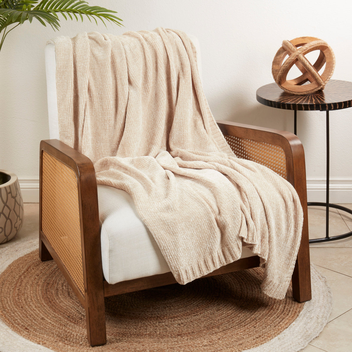 Chenille Knit Decorative Throw Blanket - View 18