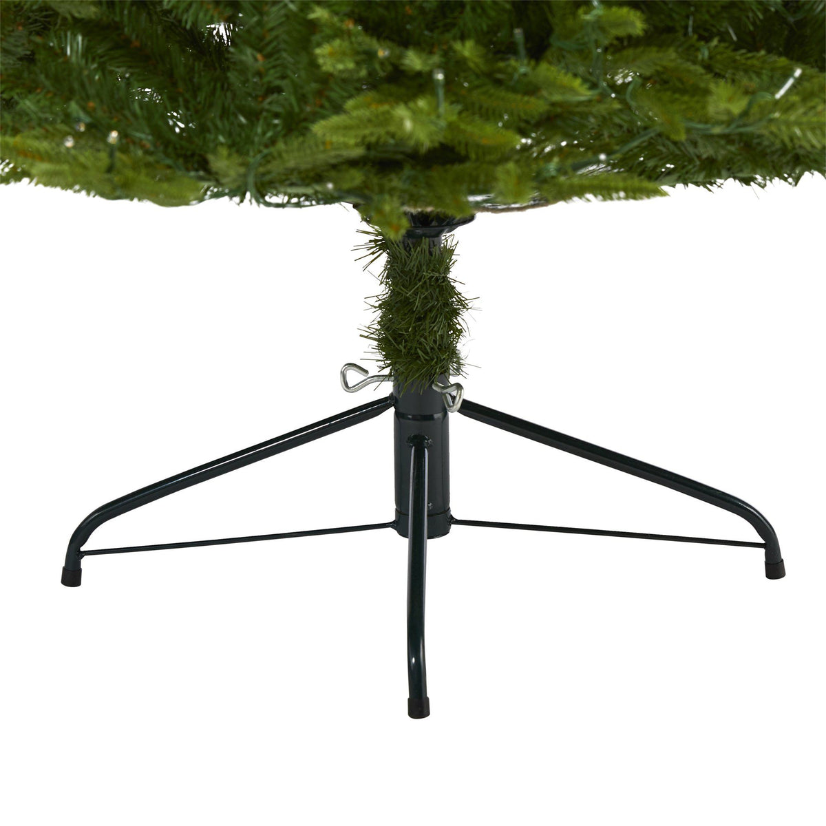 6-Foot Natural-Style Fir Christmas Tree with 350 Clear LED Lights - View 4