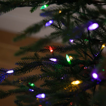 6-Foot Airy Fir Artificial Christmas Tree with 230 Color-Changing Lights - View 5