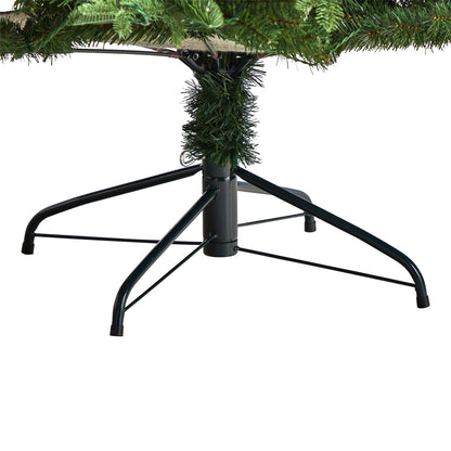 7-Foot Full Spruce Christmas Tree with 650 Warm White LED Lights - View 6