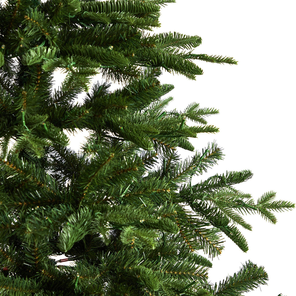 7-Foot Full Spruce Christmas Tree with 650 Warm White LED Lights - View 5