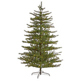 7-Foot Full Pine Christmas Tree with 450 Clear Lights - View 1