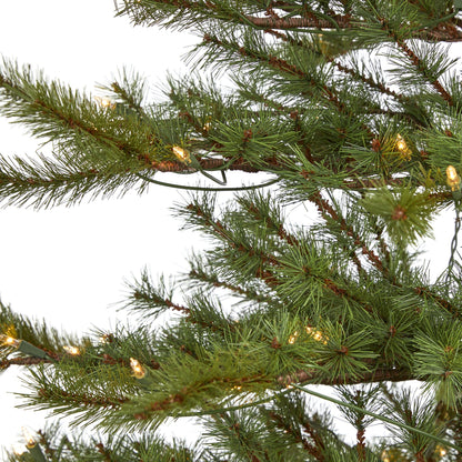 7-Foot Full Pine Christmas Tree with 450 Clear Lights - View 3
