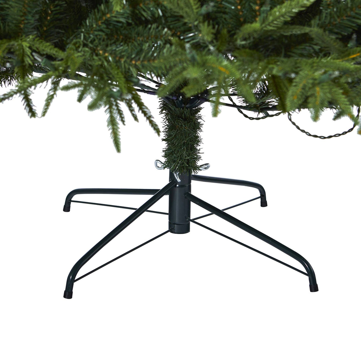 7.5-Foot Natural-Style Fir Christmas Tree with 600 Clear LED Lights - View 6