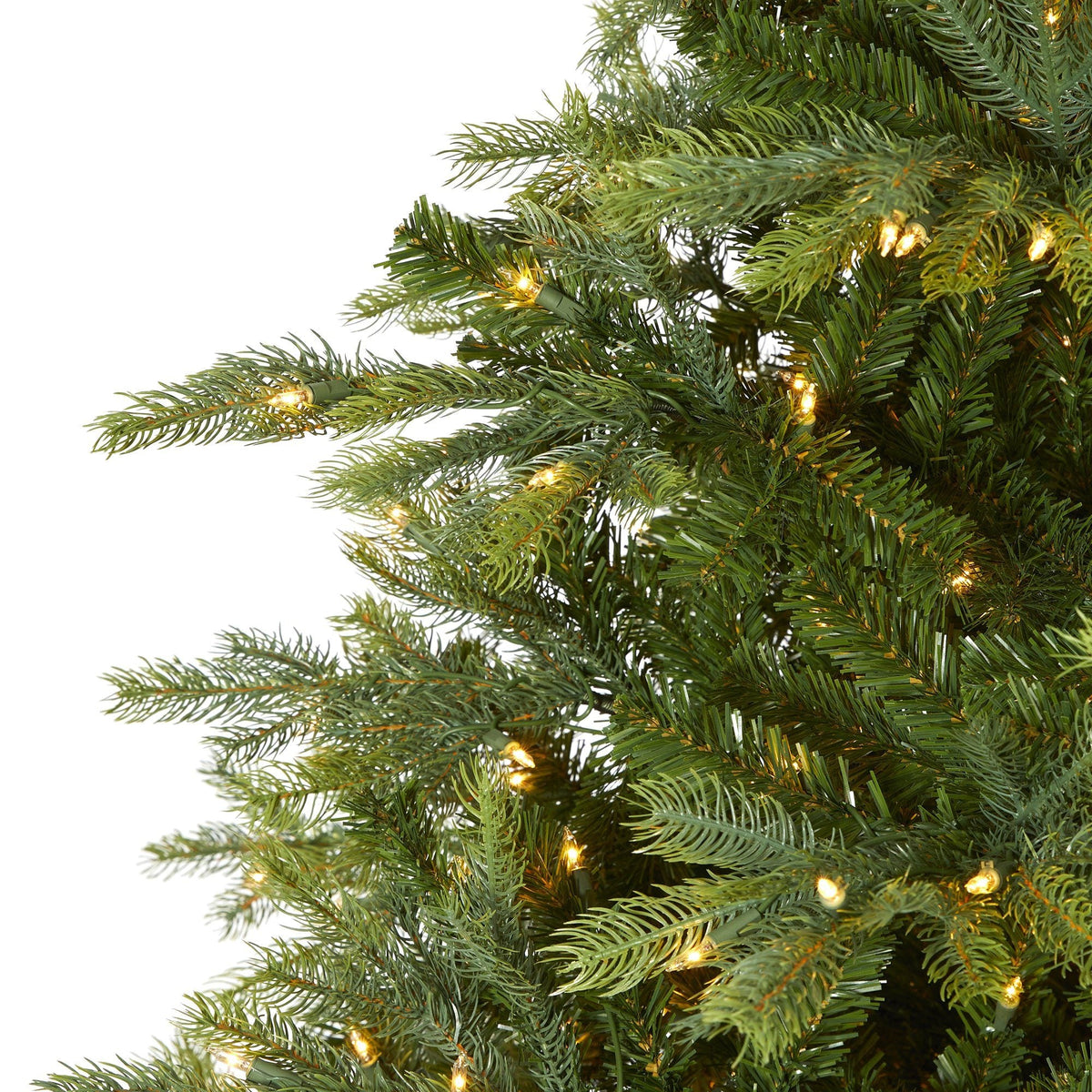 8-Foot Full Spruce Christmas Tree with 650 Clear Lights - View 3